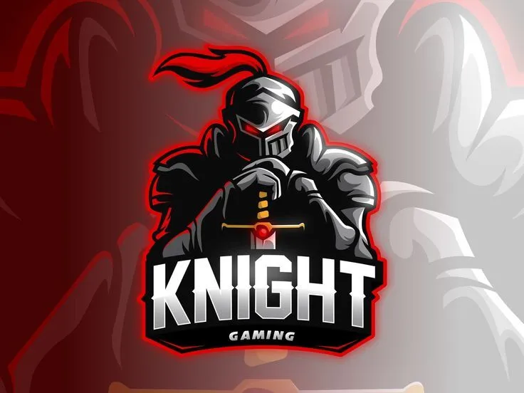 Knight Gaming mascot logo